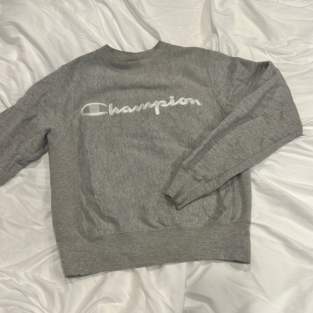 (2/$20) Grey Champion sweatshirt - XS